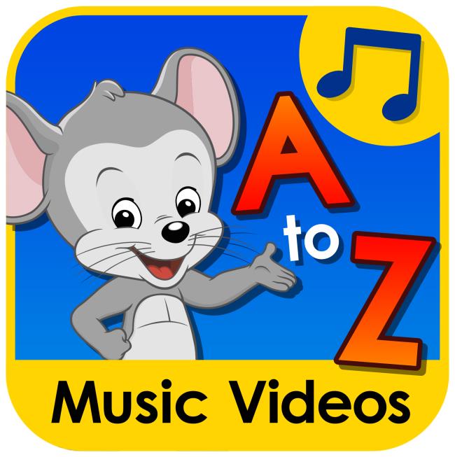 Logo for A-Z Music Videos from ABCmouse.com