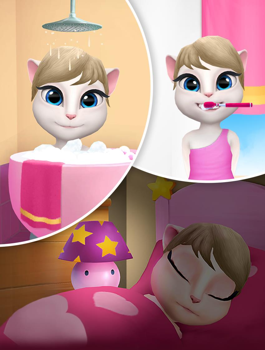 my talking angela games to play