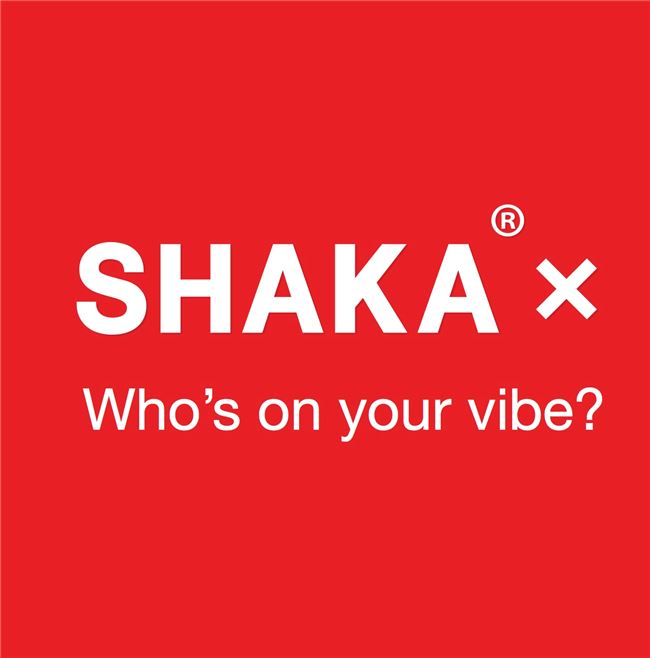 Logo for SHAKA – Who's On Your Vibe? 