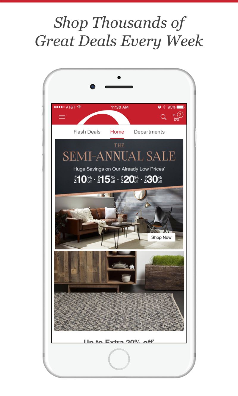 overstock mobile app