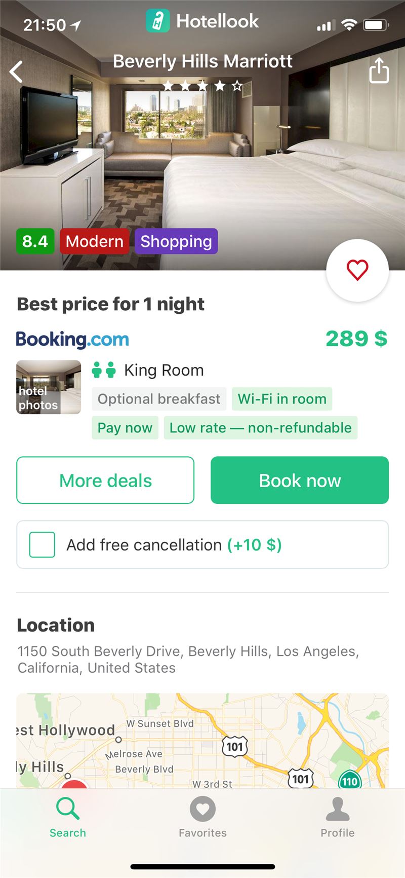 Hotellook Mobile App | The Best Mobile App Awards