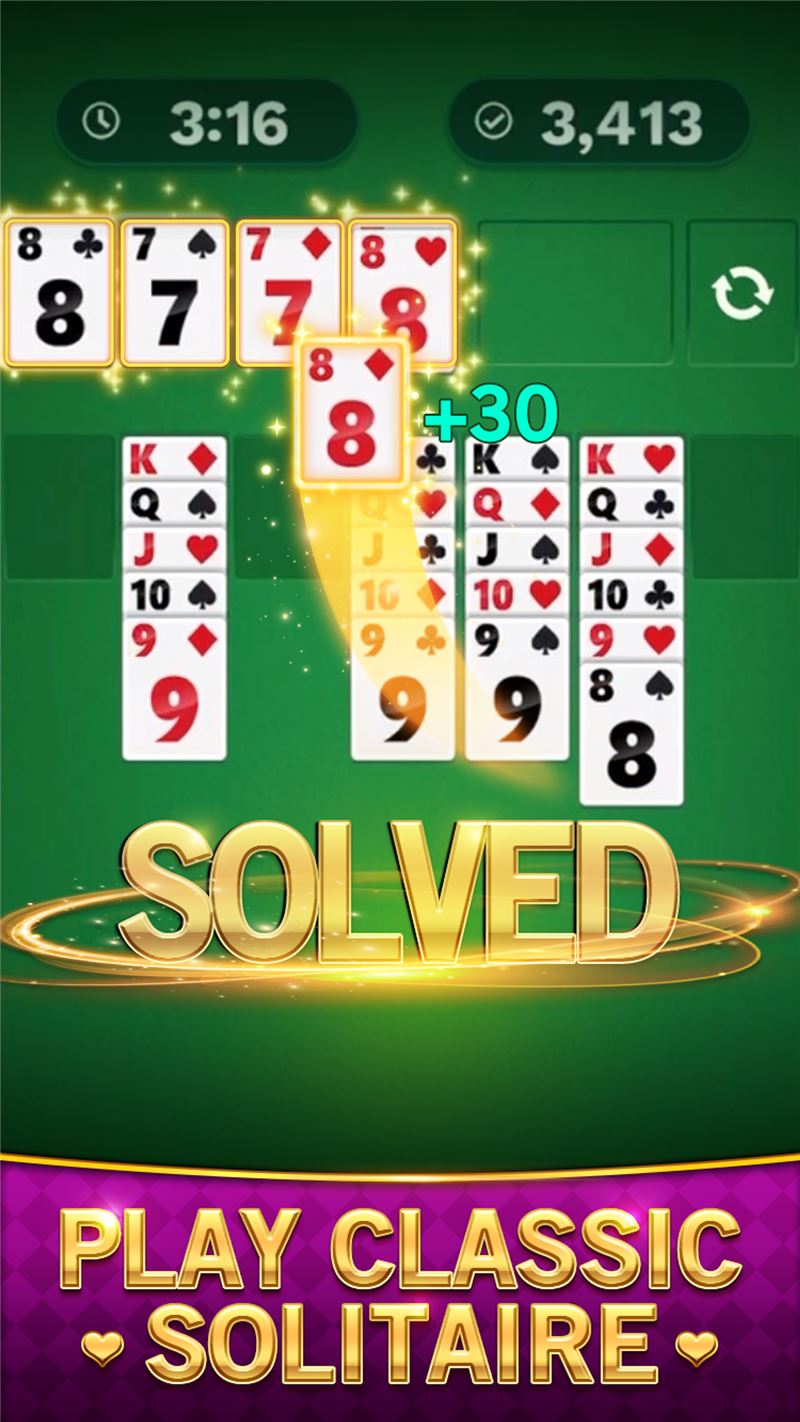 Solitaire Clash - 🎉🔍 Mission Accomplished! 🃏✨ You cracked